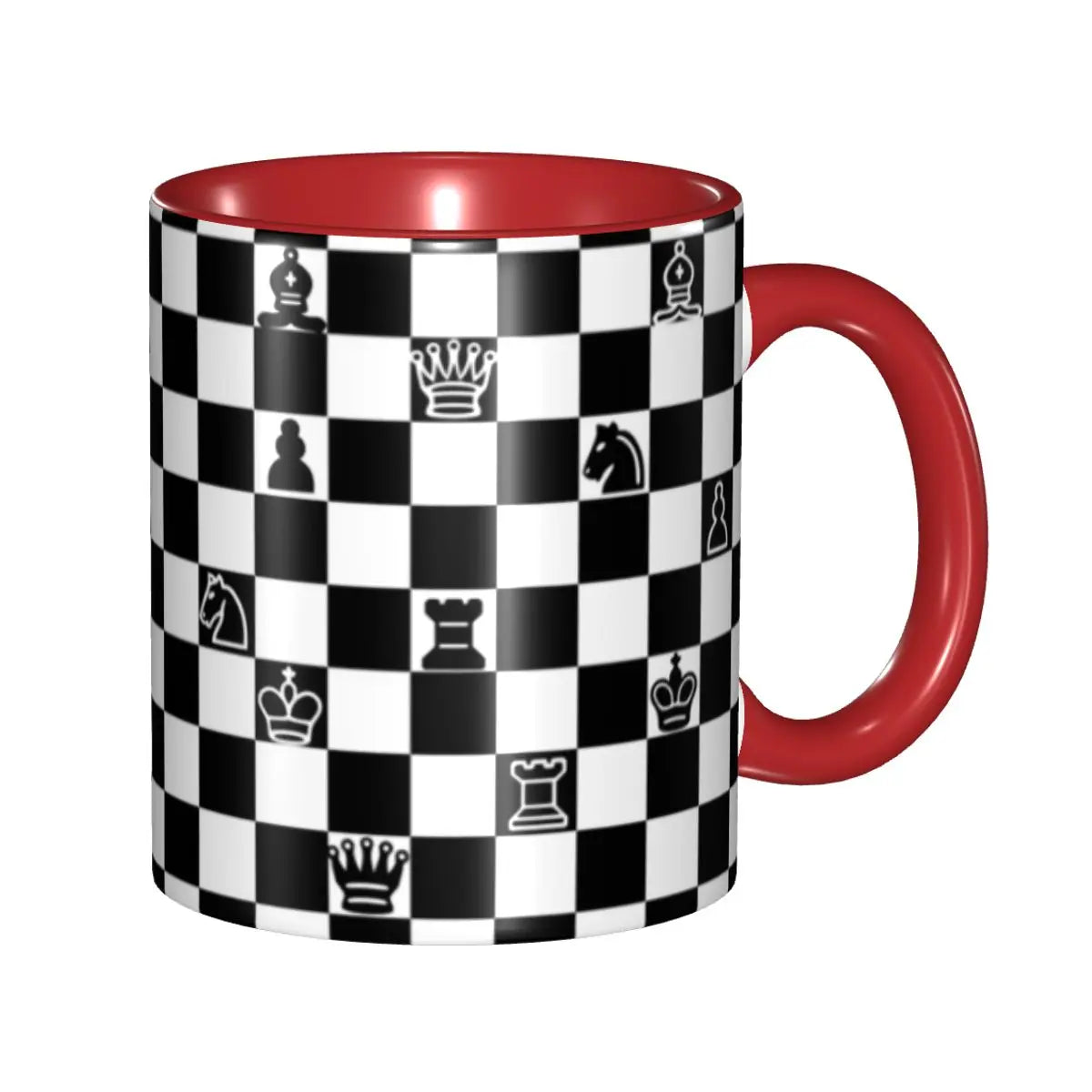 Chess Mug Personalized Chessboard Game Ceramic Coffee Mug Cup Creative Gift echecs boutique