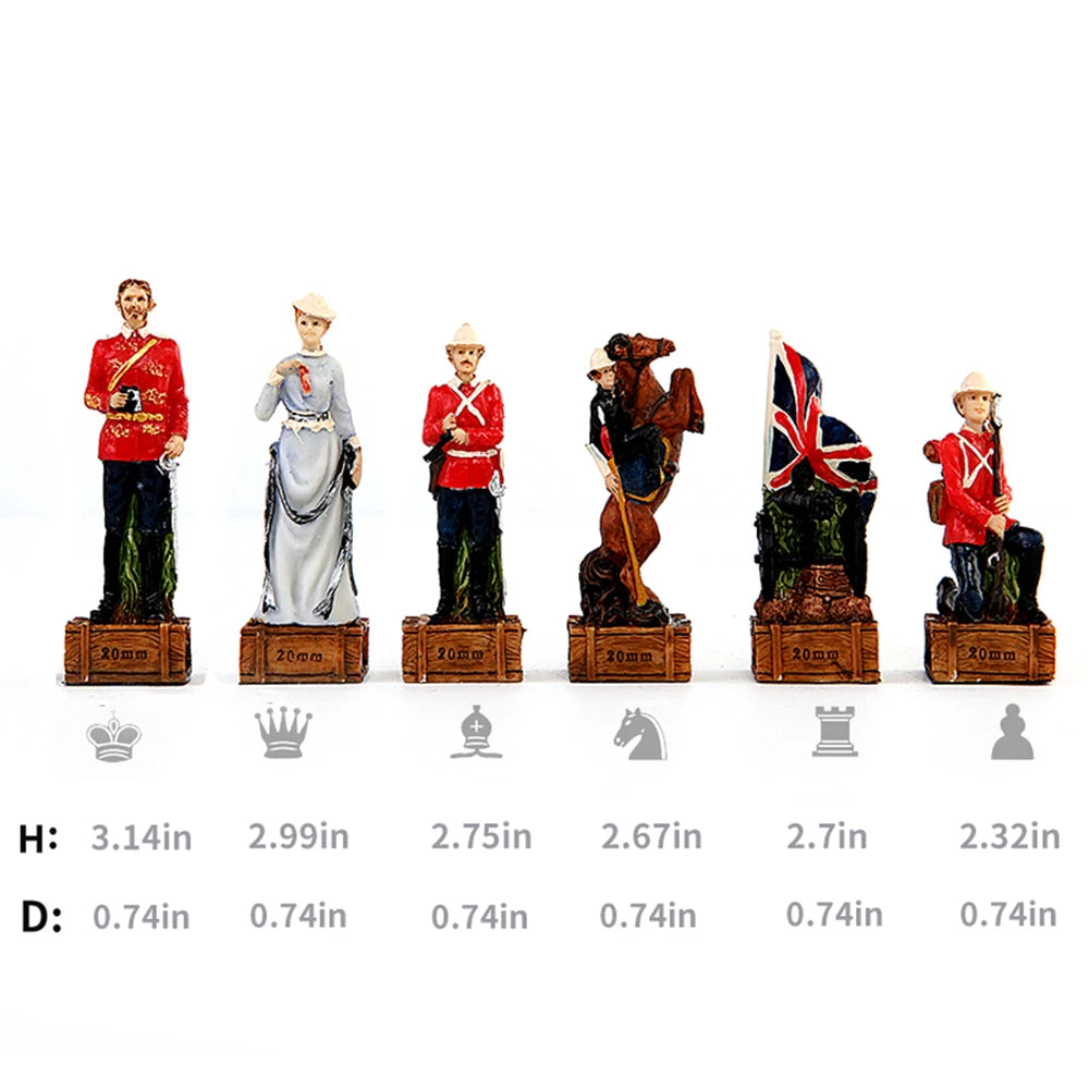 Jeu d'Échecs Guerriers Zoulous echecs boutique