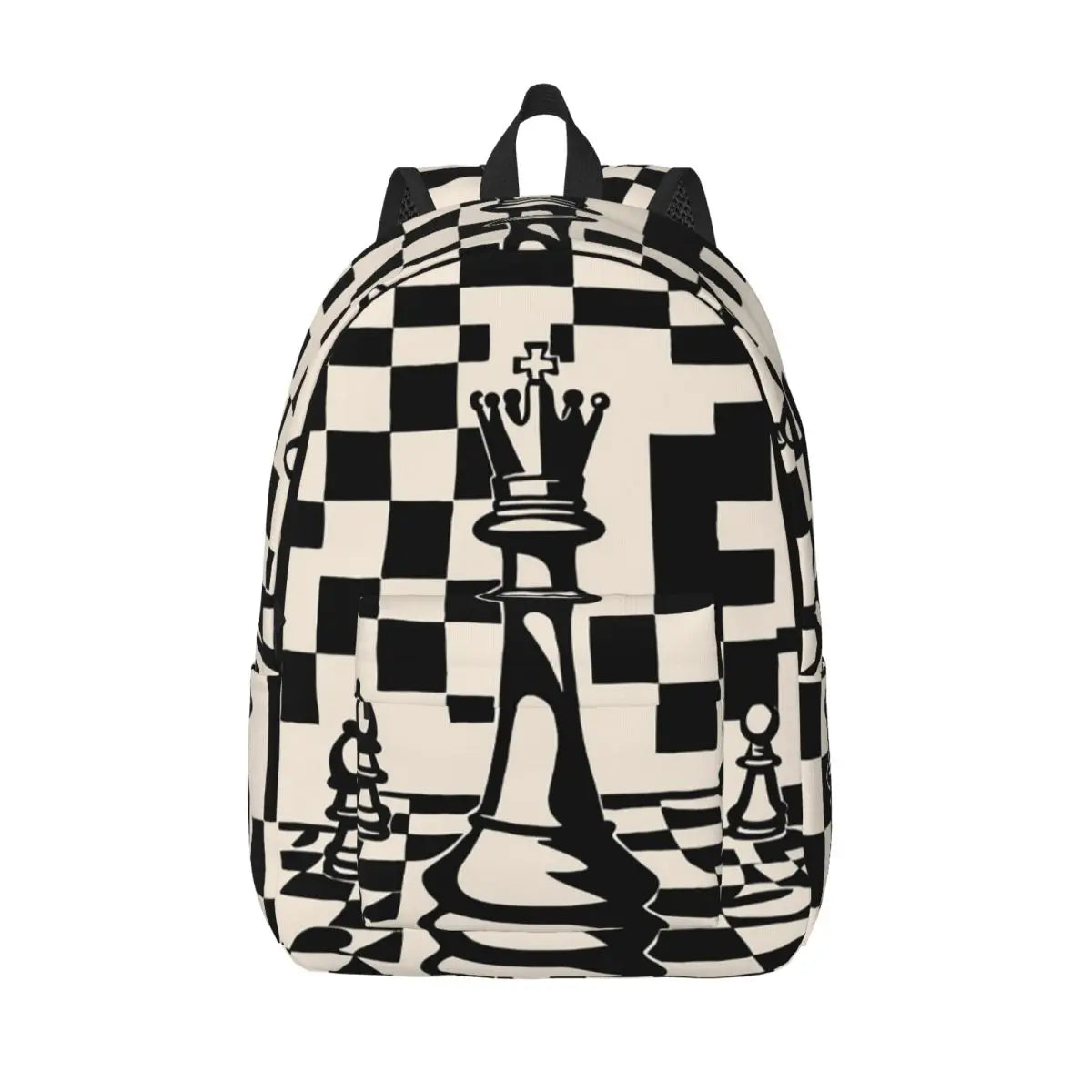 Chess Pieces On Board Student Backpack School Bag Hiking Travel Daypack for Men Women Fashion Bookbag Shoulder Bags la boutique échecs