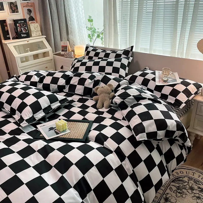 Parure de Lit Échiquier echecs boutique