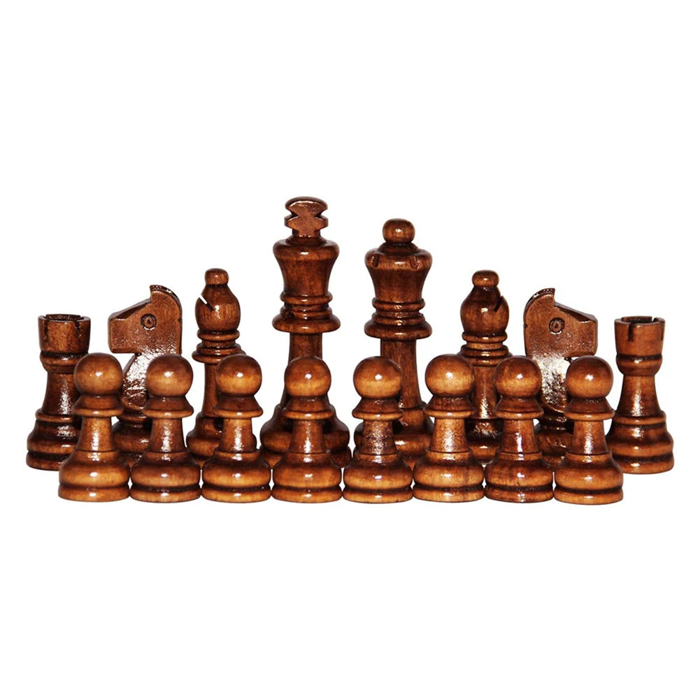 Wooden Chessmen Standard Tournamen Staunton 32PCS Checkers 2.2in King Figures Figurine Pieces for Chess Board Game la boutique échecs