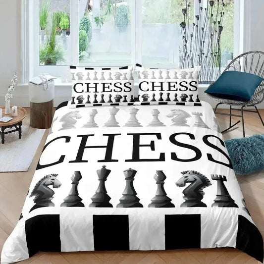Parure de Lit Internationale d'Échecs echecs boutique