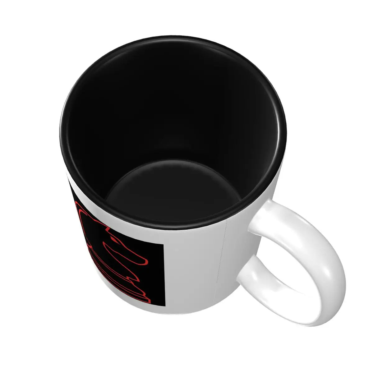 Mug Cavalier d'Échecs Rouge en Céramique echecs boutique