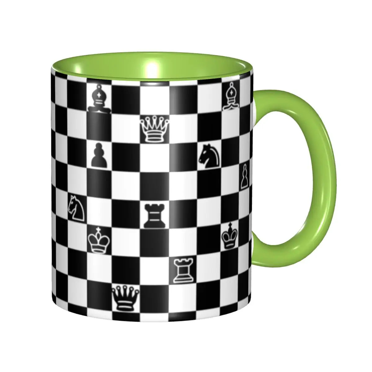 Chess Mug Personalized Chessboard Game Ceramic Coffee Mug Cup Creative Gift echecs boutique