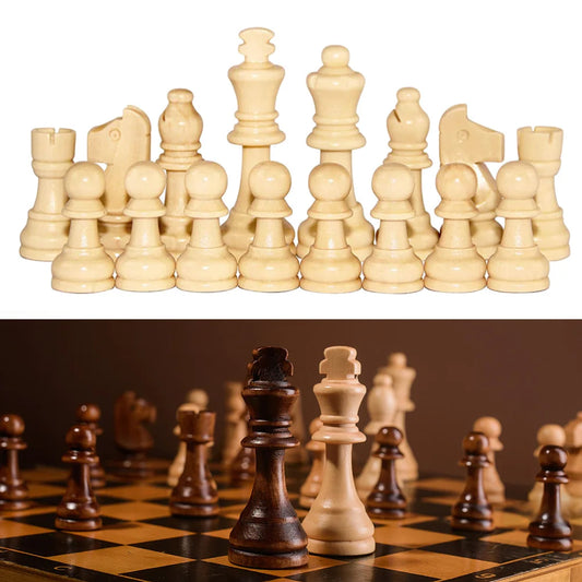 Jeu échecs bois standard tournoi staunton plateau valise portable famille