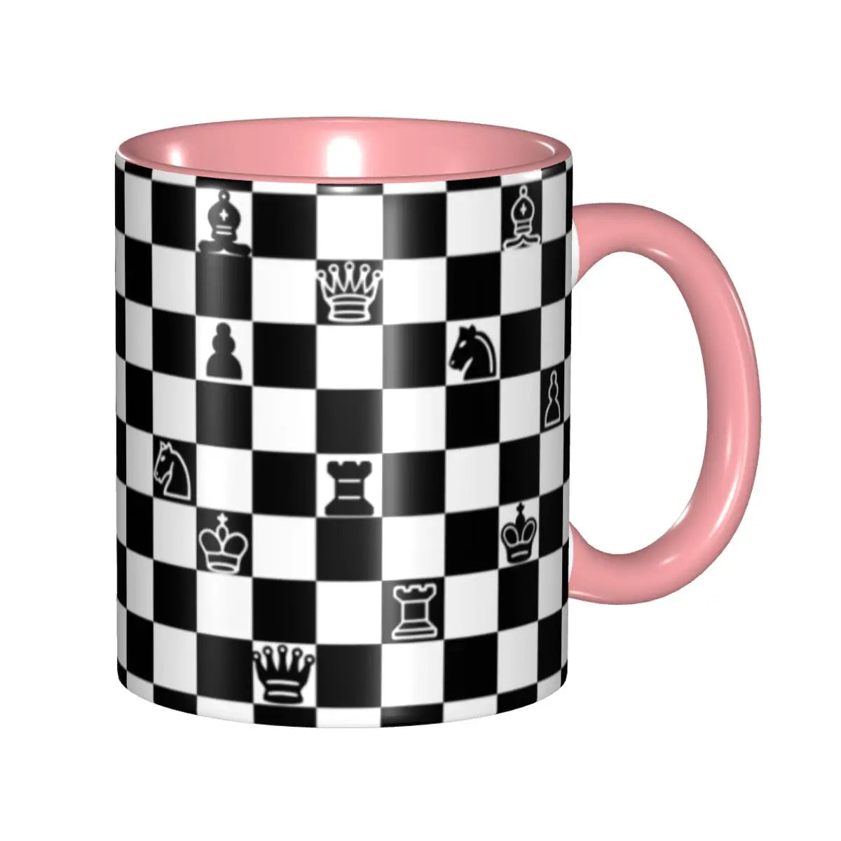 Chess Mug Personalized Chessboard Game Ceramic Coffee Mug Cup Creative Gift echecs boutique