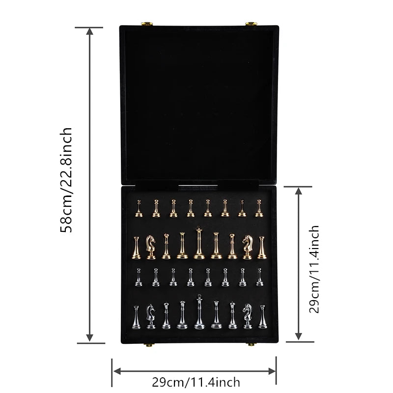 Jeu d'Échecs en Métal Premium echecs boutique