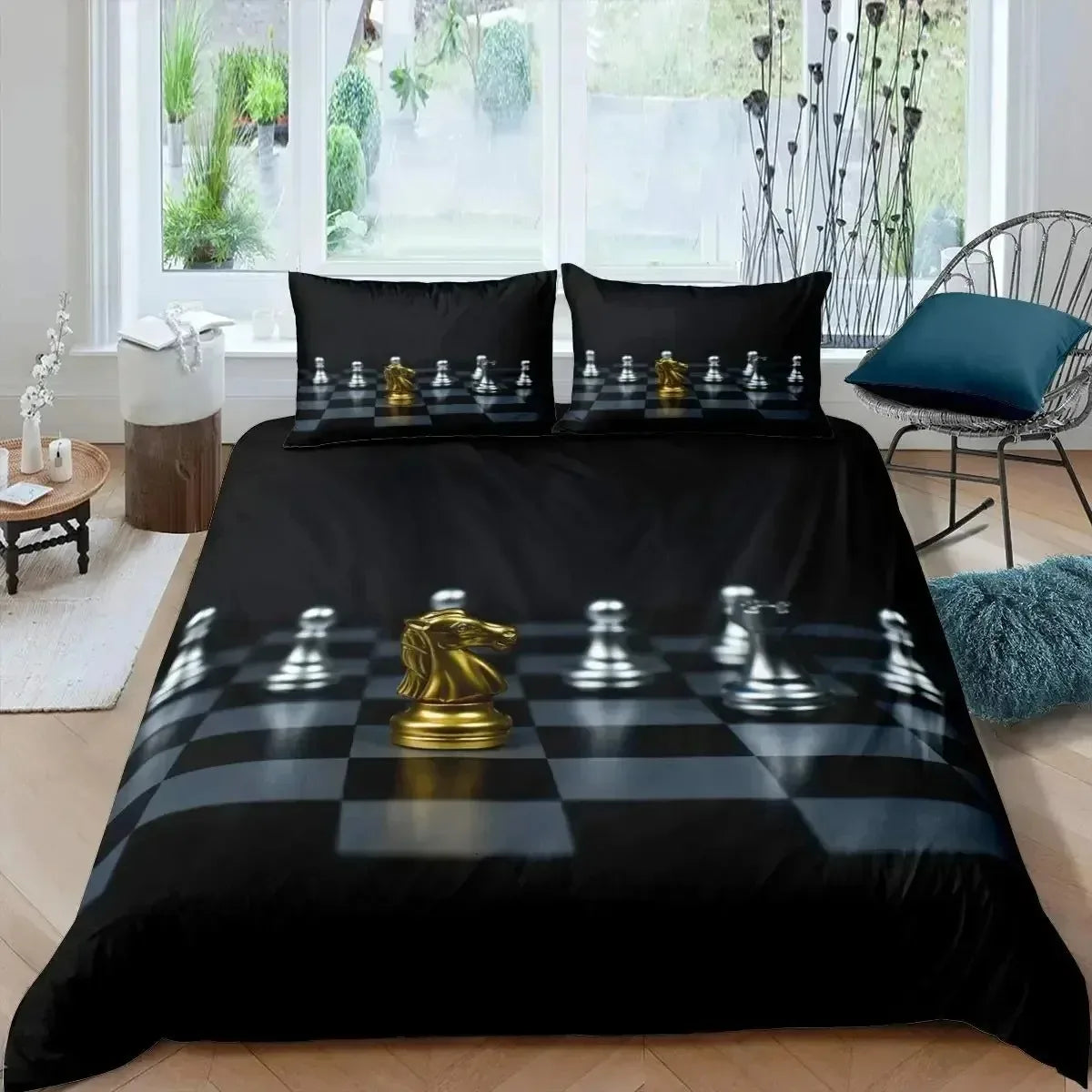 Parure de Lit Internationale d'Échecs echecs boutique