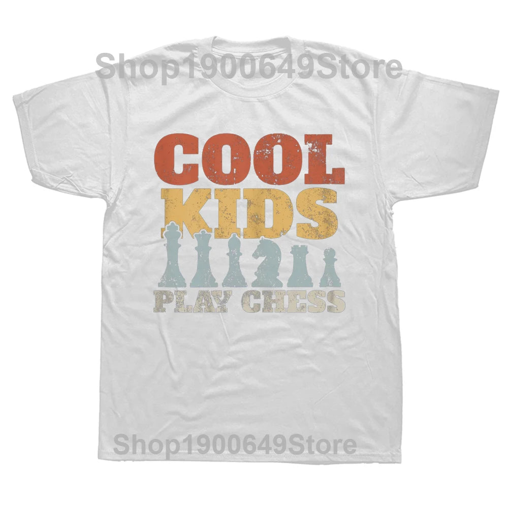 T-Shirt Chessboxing "Cool Kids Play Chess" Ma boutique