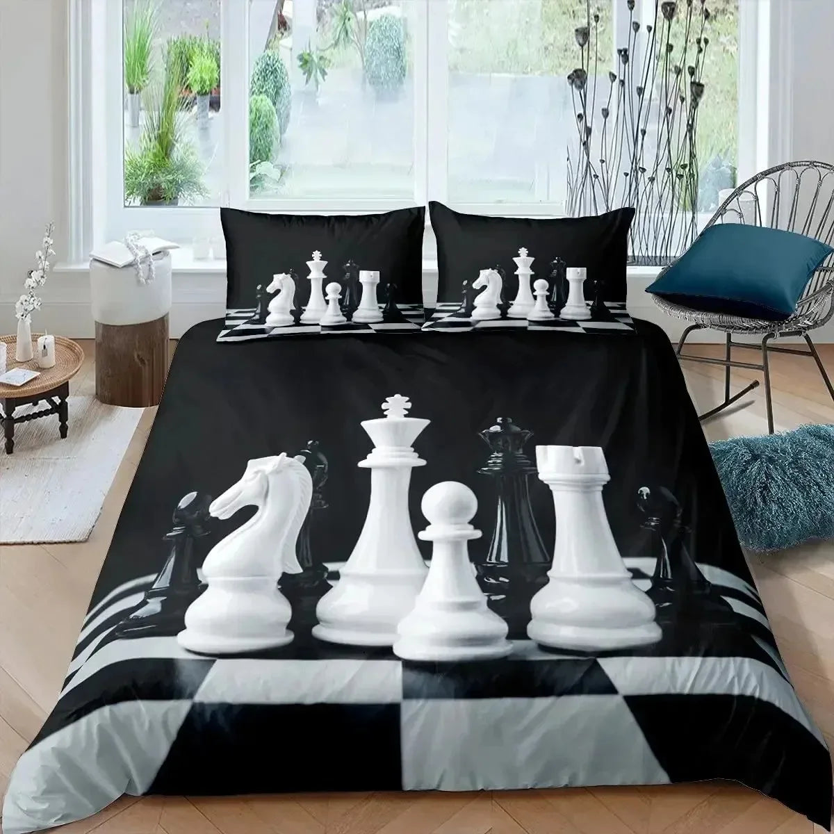Parure de Lit Internationale d'Échecs echecs boutique