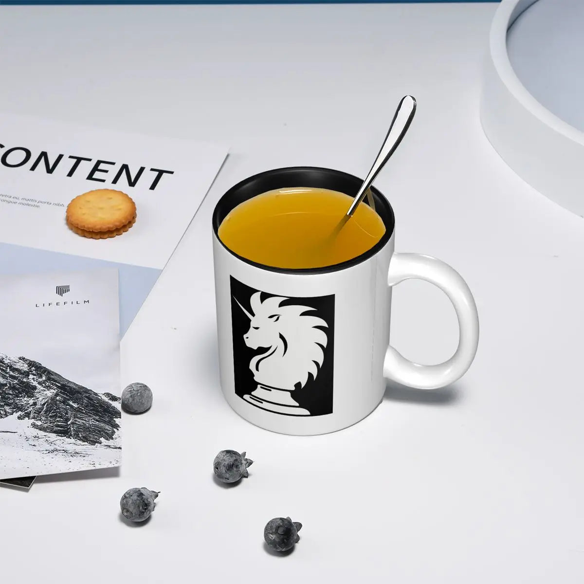 Knight Chess Horse Unicorn Mug Funny Ceramic Coffee Cups Tea Mugs Milk Cup Drinkware Gift for Woman Man echecs boutique