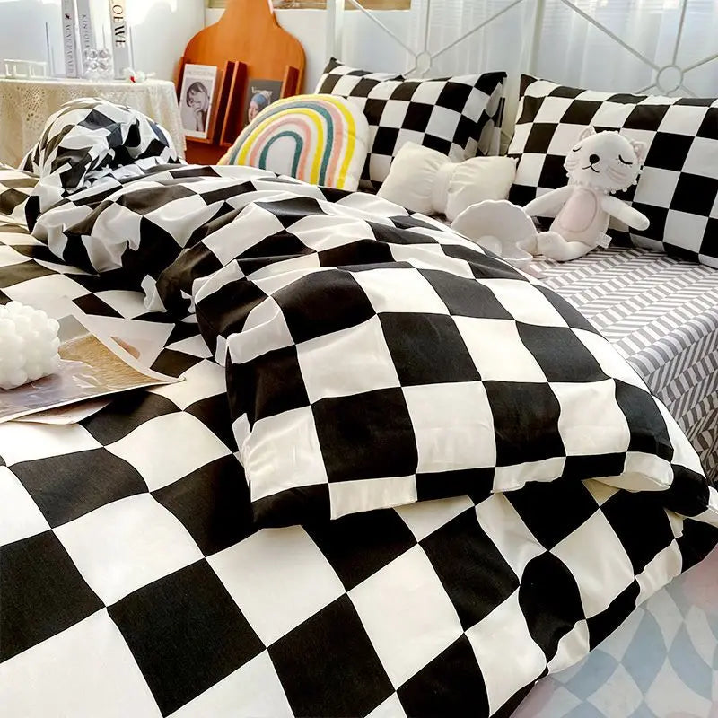 Parure de Lit Échiquier echecs boutique