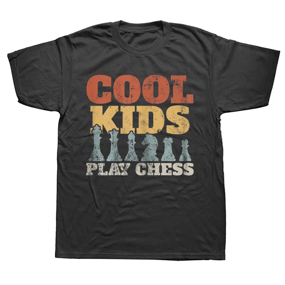 T-Shirt Chessboxing "Cool Kids Play Chess" Ma boutique